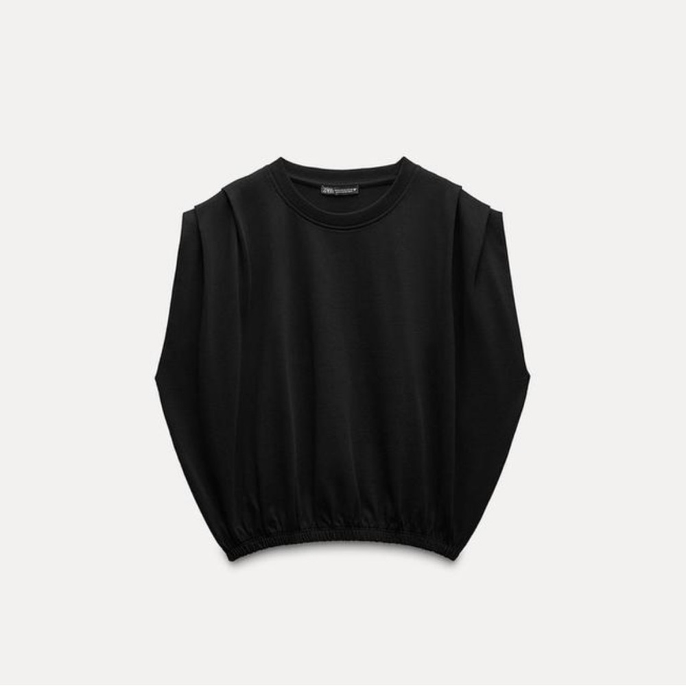 PLEATED COTTON SHIRT - Picture 2 of 4